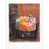 AIZPIRI Paul - Lithographie originale "Nature morte aux fruits" 76x55cm