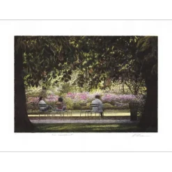ALTMAN Harold - Lithographie originale "Trois personnes assises" 56x76cm