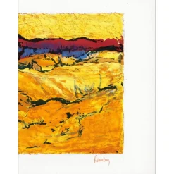 AMALVY Louis - Lithographie originale "Les Baux" - 50x71cm
