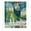 AMBILLE Paul - Lithographie originale "Le sacré cœur" 80x60cm