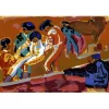 AMBROGIANI Pierre - Lithographie originale "Toreros" 38x57cm -1972