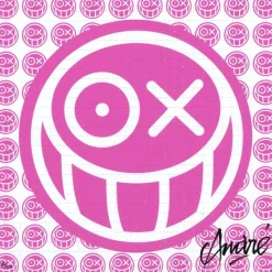 ANDRÉ Saraiva - Lithographie "Love Tripping - Pink Edition" - 19x19 cm - 2022