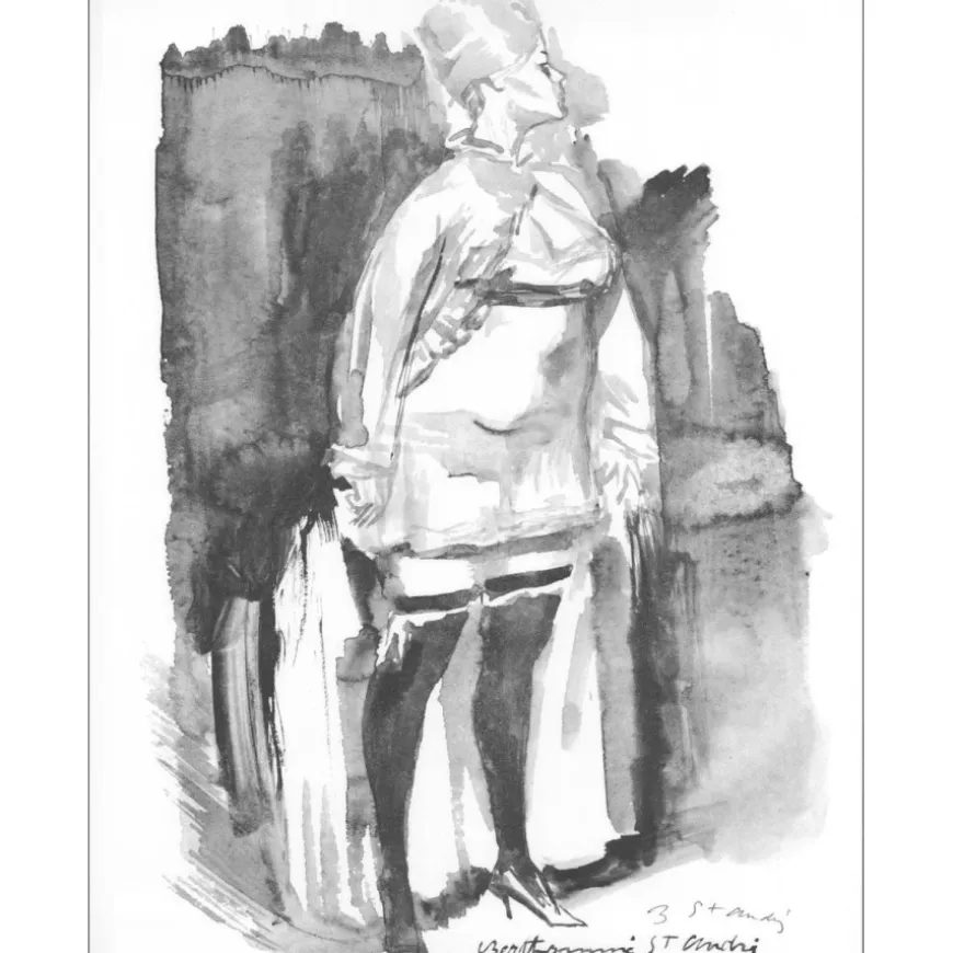 BERTHOMMÉ SAINT ANDRÉ Louis - Lithographie "Femme" 27x21cm - 1963 - Signée à l'encre
