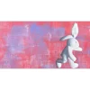 BISCH Thierry - Peinture sur Toile "Le lapin" 40x80cm