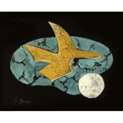 BRAQUE Georges - Lithographie "Memnon" 45x58cm - 1988