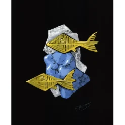 BRAQUE Georges - Lithographie "Acheloos" 58x45cm - 1988