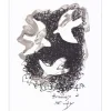 BRAQUE Georges - Lithographie "Hommage à Raoul DUFY" 30x24cm - 1965