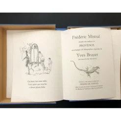 BRAYER Yves - Ouvrage illustré "En Provence" - 8 Lithographies originales en couleurs