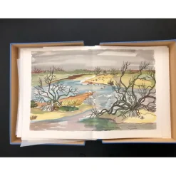 BRAYER Yves - Ouvrage illustré "En Provence" - 8 Lithographies originales en couleurs
