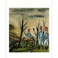 BUFFET Bernard - Affiche / Poster "Plaisirs de la Guerre"  80x55cm
