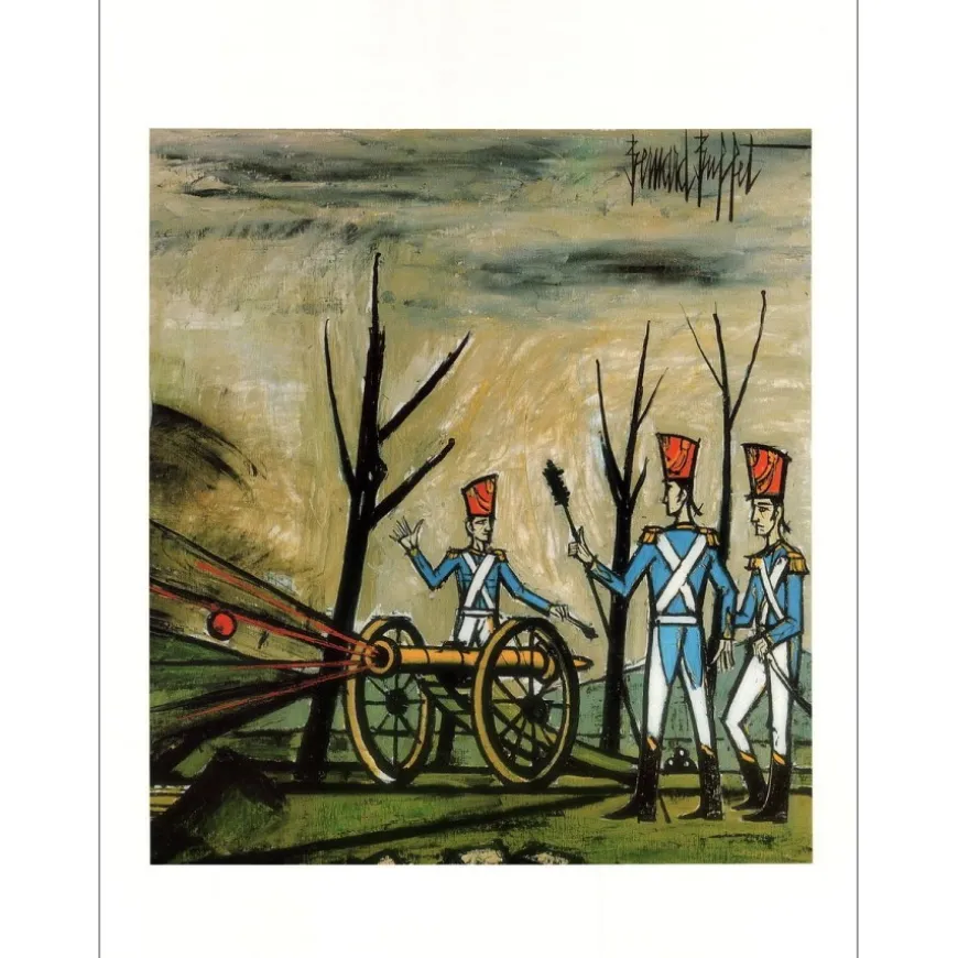BUFFET Bernard - Affiche / Poster "Plaisirs de la Guerre" 80x55cm