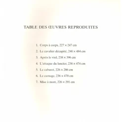 BUFFET Bernard - Catalogue d'exposition " L'empire ou les plaisirs de la guerre "