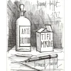 BUFFET Bernard - Estampe "Antibiotique" 27x21cm - 1963