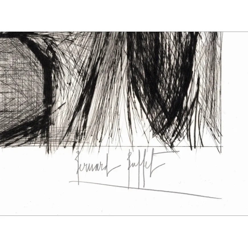 BUFFET Bernard - Gravure originale "Dante" 74x56cm - 1976