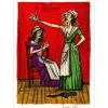 BUFFET Bernard - Lithographie originale "Révolution Française, Tricoteuses" 76x54cm - 1977