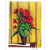BUFFET Bernard - Lithographie originale "Bouquet de bégonias" 76x56cm - 1977