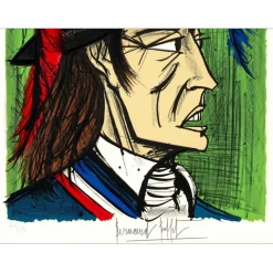 BUFFET Bernard - Lithographie originale "Révolution Française, Fouquier-Tinville" 76x54cm - 1977