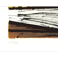 BUFFET Bernard - Lithographie originale "Hortensias bleus" 76x58cm - 1984