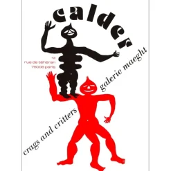 CALDER Alexander - Lithographie "Exposition Galerie Maeght, Paris" 69x49cm - 1975