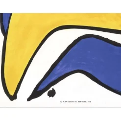 CALDER Alexander - Lithographie "Our Unfinished Révolution" 56x76cm - 1976 - MOURLOT