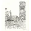 CARZOU Jean - Lithographie originale "Venise" 47x40cm