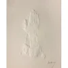 CIRY Michel - Empreinte originale en relief "Les mains" 37x27cm