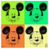 CMAB - Encre sur Aluminium "MysticMickey" 60x60cm - 2024