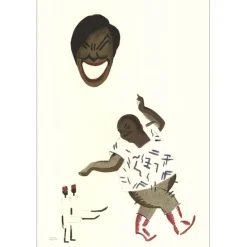COLIN Paul - Lithographie "Le Tumulte Noir 07"  48x32cm
