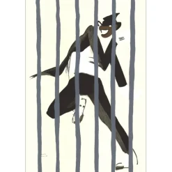 COLIN Paul - Lithographie "Le Tumulte Noir 33"  48x32cm