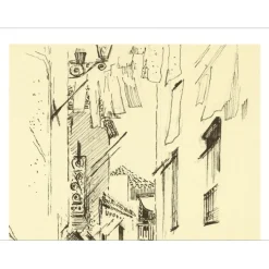 COLLOMB Paul - Lithographie "Le Portugal" 32x25cm - 1971