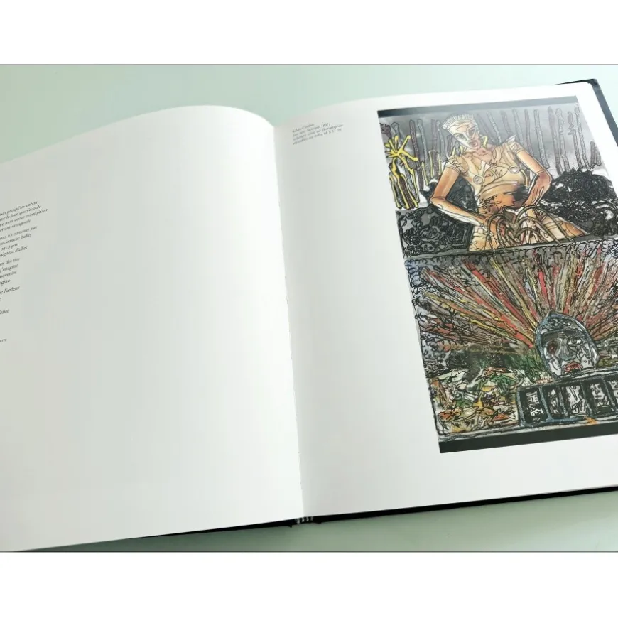 COMBAS Robert - Lot 2 catalogues illustrés et d'un carton d'invitation sérigraphié