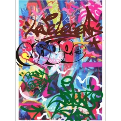 COPE2 - Print rehaussée à l'acrylique "Bronx Icon !" 70x50cm N°30/100 - 2020