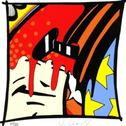 CRASH‎ John Matos Aka - Sérigraphie originale "The Real Crash" 20x20cm - 2012