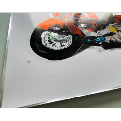 CÉSAR (César Baldaccini) - Sérigraphie "Compression de moto" 50x65cm