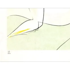 DALI Salvador - Gravure originale "Le cheval qui voulait se venger du cerf" 56x76cm - 1974