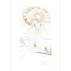 DALI Salvador - Gravure "Marié sautant par-dessus les montagnes" (Or) 56x38cm - 1971