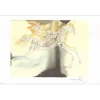 DALI Salvador - Lithographie "Les chevaux Daliniens, Pégase" 36x56cm - 1983
