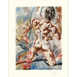 DALI Salvador - Lithographie "Pêche au thon" 75x54cm