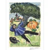 DESNOYER François - Lithographie originale "Le gland et la citrouille" 38x28cm - 1961