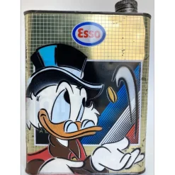 DEZACHE - Peinture originale sur bidon "Picsou" - 21x17x6,5 cm - 2023