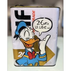 DEZACHE - Peinture originale sur bidon "Donald" - 21x17x6,5 cm - 2023