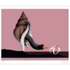 DONADINI Jean Paul - Lithographie originale "Le Cygne et le coquillage" 56x76cm