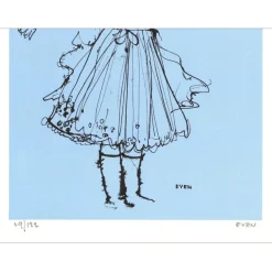 EVEN Jean - Lithographie "La Hongroise" 32x25cm - 1971