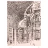 FABIEN Louis - Lithographie "Florence" 32x25cm - 1971