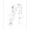 FINI Léonor - Gravure originale à la pointe sèche "Élus de la nuit 02" 38x28cm - 1986 - N°16/31
