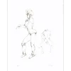 FINI Léonor - Gravure originale à la pointe sèche "Élus de la nuit 08" 38x28cm - 1986 - N°16/31