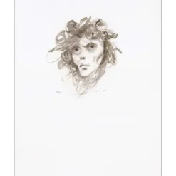 FINI Léonor - Lithographie originale "Carmilla I" 57x45cm - 1983