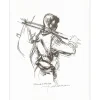 FONTANAROSA Lucien - Estampe "Le promeneur" 32x25cm