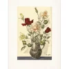 FOUJITA Léonor - Lithographie "Bouquet de roses" - 45x32cm - 1958