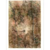GANTNER Bernard - Lithographie originale "Le Lac" 54x38 cm